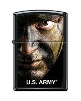Zippo US Army Soldier Black Matte Pocket Lighter