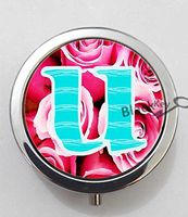 BlackKey Letter U 3-Compartment Decorative Pocket Gift Box Case Organizer for Pill, Color 1 -1433