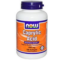 NitikanShop Caprylic Acid 600 Mg - 100 Softgels by Now Foods (1)