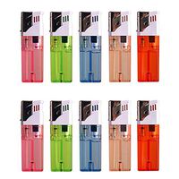 Online Best Service 10 Pack Windproof Butane Gas Cigar Cigarette Lighter Jet Flame Torch Refillable