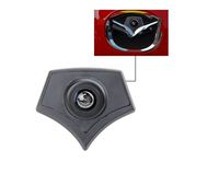 Misayaee Vehicle-Specific car Front View Logo Embedded Camera Parking System with CCD Waterproof IP67 Wide Degree (Middle),Black for Mazda 2 3 5 6 CX-7 CX-9 CX-5 Mazda 8