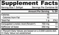 Jarrow Formulas, CLA, Conjugated Linoleic Acid, 90 Softgels. Pack of 3 bottles