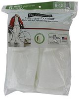 No Nonsense 2C12QG Men's White Crew Socks 6 Count