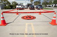 Hoodman 250'x3 Drone Flight Zone Tape, 1 Roll