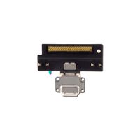 Group Vertical Replacement Charging Port Flex Cable Ribbon Connector Compatible with Apple iPad Pro 10.5" (2017) (Silver/White) (A1701, A1709)