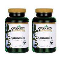 Swanson Chamomile 350 Milligrams 120 Capsules (2 Pack)