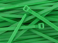 8 Inch Green Standard Nylon Zip Tie - 100 Pack