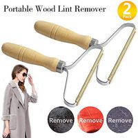 Portable Wood Lint Remover Manual Clothes Cleaning Fuzz Shaver,Multi-Fabric Comb with Steel net,Pet Hair Hairball Quick Epilator for Wool Products Combing Suede Lint Blankets Lint Removal by Yoruii