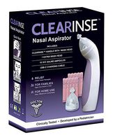 CLEARinse Electric Nasal Cleaning Aspirator and Saline Starter Kit