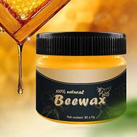 NANTE Home Traditional Beeswax Polish for Wood & Furniture Natural Beewax Wood Wax Preservative Conditioner Protectant Home Cleaning (1PC + Sponge)
