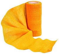 SUREFLEXX, Yellow 4" X 5 Yard ROLL, Vet WRAP, SELF-Adherent COHESIVE General Purpose WRAP.