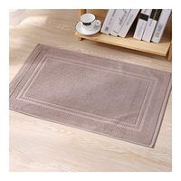 GHHZZQ Bathtub Mat Non-Slip Skin-Friendly Rapid Water Absorption Cotton Foot Pad Household Bathroom Rugs, 8 Colors, 0.5 cm Thick, 45x75cm (Color : A, Size : 45x75cm)