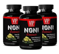 Brain Supplements for Memory and Focus - NONI Extract 500MG - Immunity Booster - Noni - 3 Bottles (180 Capsules)