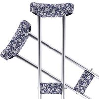 TOMMHANES AMISGUOER Crutch Pads Underarm Crutches Pads Crutch Hand Grip Covers Crutch Pads Washable OneSize (2 Armpit, 2 Hand Cushion) (CP12B)