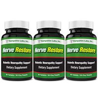 Nerve Restore Neuropathy Pain Relief for Feet & Hands-Sciatic Nerve Pain Relief All-Natural Dietary Supplement with Alpha Lipoic Acid-Nerve Renew Neuropathy Support Formula 90 Day Supply.