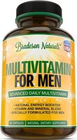 Multivitamin for Men with Minerals & Vitamins A B1 B2 B3 B5 B6 B12 C D E Calcium Zinc Magnesium Biotin Saw Palmetto & More. Improves Cardiovascular & Prostate Health. Antioxidant & Natural Energizer.