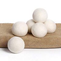 foulon Washing Machine Saves Drying Time Natural Reusable Laundry Wool Dryer Balls Laundry Bags