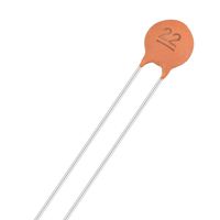 uxcell Ceramic Capacitor Kit 50V 22PF Disc Capacitors for DIY Electronic Circuit, Pack of 50, Brick Red