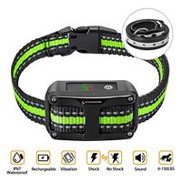 PetYeah Dog Bark Collar-5 Adjustable Sensitivity and Intensity Levels-Dual Anti-Barking Modes-Rechargeable/Rainproof/Reflective -No Barking Control Dog Shock Collar for Small Medium Large Dog