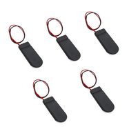 Vanki Battery Holder Battery Case Battery Box (2 x6V CR2032 Wired ON/OFF Switch w Cover)5PC