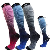 Compression Socks for Women & Men(1/3/7/8 PACK) - Best for Running,Medical,Nurse,Travel,Cycling-20-30mmHg