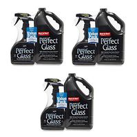 Hope's Perfect Glass Cleaner, 2 Piece, 32 Oz. Spray Bottle and 64 Oz. Refill Bottle (3 Pack)