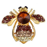 Wholesale Insect Bee Pearl Crystal Rhinestone Enamel Brooch Pin Women Jewelry Popular Novelty Creation Beauty Party Girls Woman Cheap Womans | Choose Style - 32
