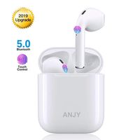 Bluetooth Headphones Bluetooth 5.0 Earphones Wireless Earbuds Built-in Handsfree Mic with Charging Case Dual 3D Stereo Headsets IPX5 Sports Headphones Compatible with iPhone/Airpods/Android