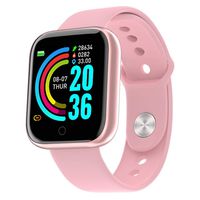 nawert Waterproof Smart Watch Pedometer Multifunction Bluetooth Sports Bracelet (Pink)