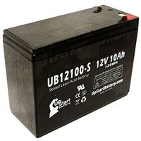 Replacement for Interstate Batteries ASLA1097 Battery - Replacement UB12100-S Universal Sealed Lead Acid Battery (12V, 10Ah, 10000mAh, F2 Terminal, AGM, SLA)