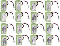 SPS Brand 4.8V 700mAh Rechargeable Replacement Battery for Emergency Light Exit Light Co BAA-48R (16 Pack)