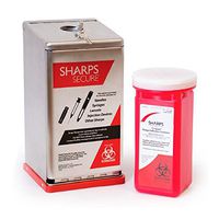 1.5-QUART SHARPS SECURE NEEDLE DISPOSAL SYSTEM - SHARPS-50060