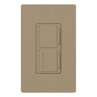 Lutron MA-L3T251-MS Maestro 300 Watt Single Pole Dimmer And Timer Switch, Mocha stone