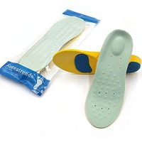 Sports Gel Insoles and Shoe Inserts For Women and Men Comfort Shoe Insoles Arch Support For Walking Hiking Plantar Fasciitis Heel Spur Foot Pain (1 Pair) (S) 2-5