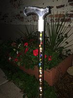 LED Lighted Elegant Acrylic Designer Walking Cane (34")