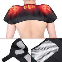 Shoulder Heating Belt, Neck Muscle Pad Pain Relief Electric Back Relaxing Therapy Tool(M)