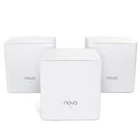 Tenda NOVA Whole Home Mesh WiFi System - Replaces Gigabit AC WiFi Router and Extenders, Dual Band, Works with Amazon Alexa, Built for Smart Home, Up to 3, 500 Sq. Ft. Coverage (MW5s 3-Pk).