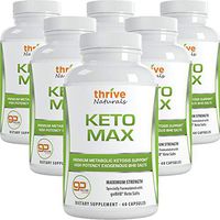Keto Max - Premium Metabolic Ketosis Support - Maximize Ketogenic Results, Boosts Energy, Reduces Cravings, Helps Supercharge The Fat-Burning Process (6 Pack)