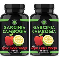 Angry Supplements Garcinia Cambogia with Apple Cider Vinegar Pills for Weightloss - Natural Detox Remedy Includes Gymnema, Cinnamon, Ketone for a Complex Diet, Health, and Nutrition (2-Pack)