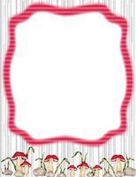 NEW Pink Floral Stationery Letterhead Paper 26 Sheets