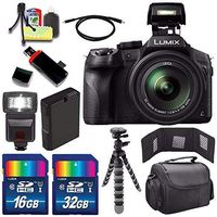 Panasonic Lumix DMC-FZ300 Digital Camera + Extra Battery + 48GB