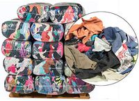 RagLady Colored Recycled Sweatshirt Rags - 40 Anti-Slip 25lb Bags - 1000 Pounds
