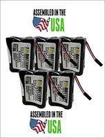 5pc Saflok S20040 Door Lock Batteries - DL-7 Interstate / Saflok / Saft Door Lock Replacement Battery