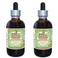 Mango Ginger (Curcuma Amada) Dried Root Alcohol-Free Liquid Extract (Brand Name: HerbalTerra, Proudly Made in USA) 2x2 oz