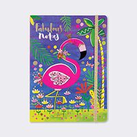 Rachel Ellen Flamingo Fabulous Notes Notebook
