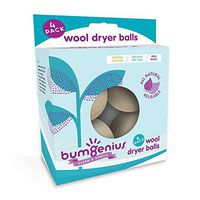 bumGenius Natural Wool Dryer Balls - 100% New Zealand Wool (4 Pack)