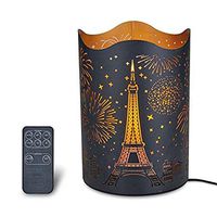 Candle Light Aromatherapy Essential Oil Diffuser,Humidifier,Ultrasonic,Quiet,Cool Mist,Adjustable Mode,Time Setting,Color Light Changing,Waterless Auto Off,for Baby,Home, Office,Gifts,Yoga,Zen