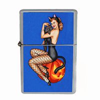 Vintage Retro Sexy Bridesmaid Party Dual Torch Lighter Pin Up Girl-112
