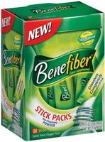 Benefiber Drink Mix, Taste Free, 28 Stick Packs (Pack of 2)