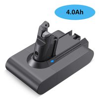 FirstPower 4.0Ah Dyson V6 Replacement Battery for SV04-21.6V Upgraded Li-ion - DC58 DC59 DC61 DC62 DC72 DC74 Absolute Animal Motorhead Slim SV03 SV04 SV05 SV06 SV07 SV09